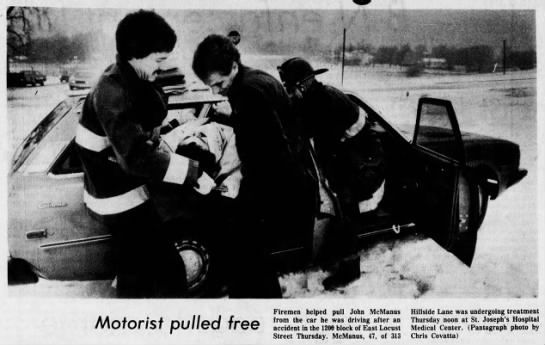Motorist pulled free